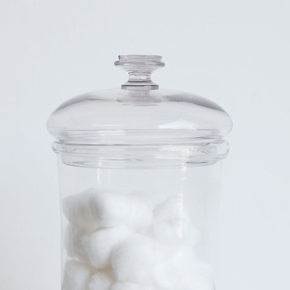 Bonbonnière en verre soufflé
