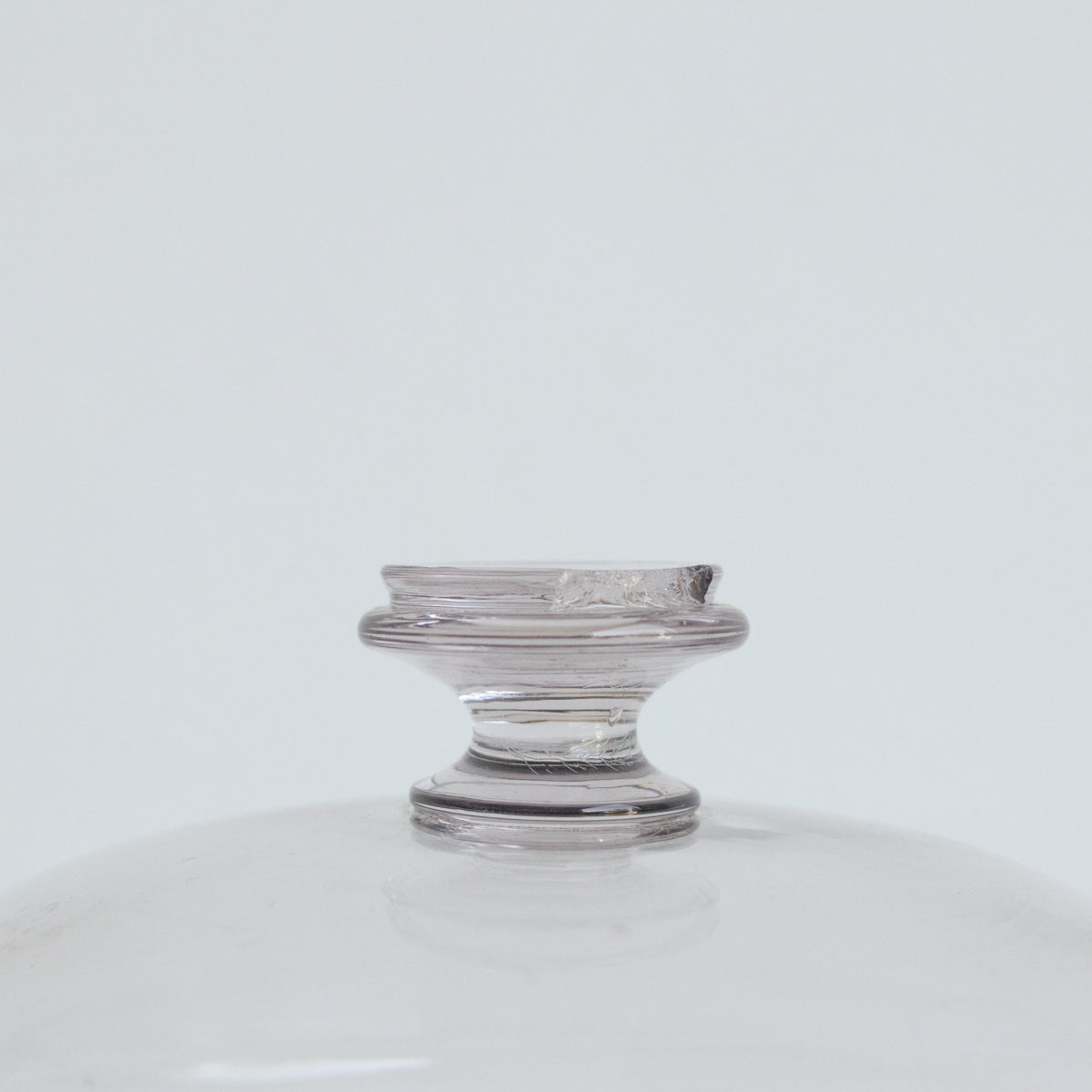 Bonbonnière en verre soufflé