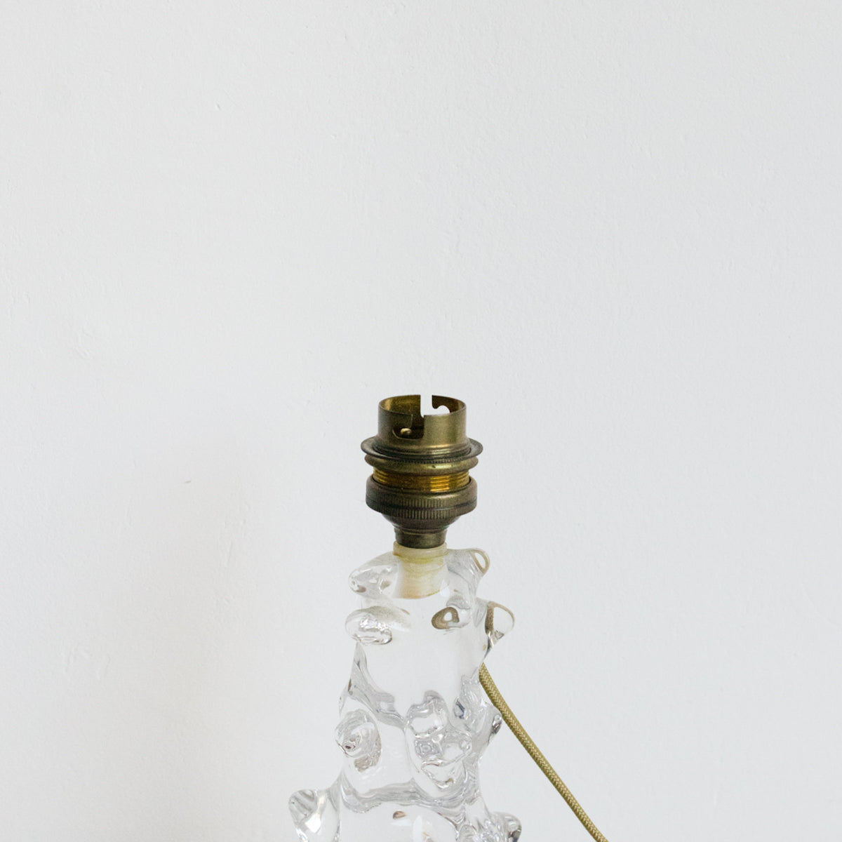 Paire de lampes en cristal de Baccarat
