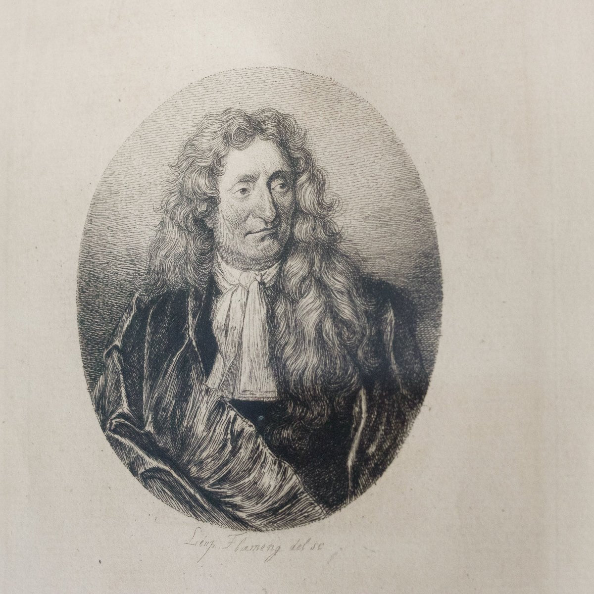 Gravure antique | Jean De La Fontaine
