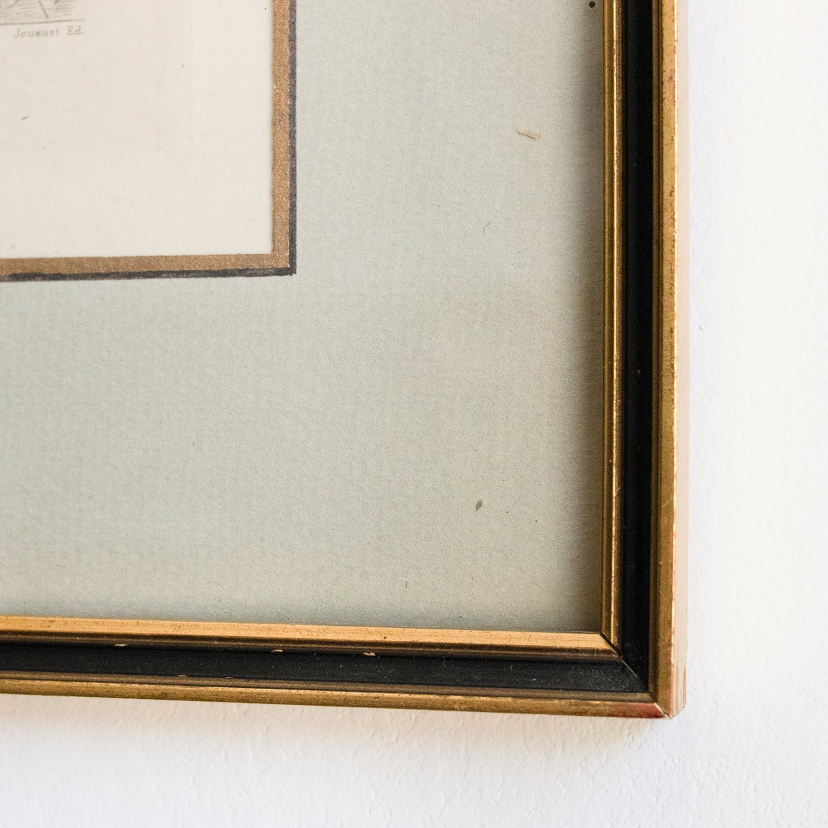 Gravure antique | La Jeune Veuve