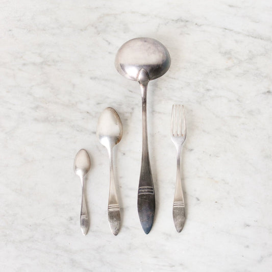 Coffret de 37 couverts Art Déco Christofle