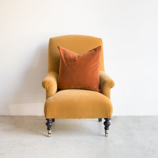 Fauteuil Bellecour | Emile Velours Caramel