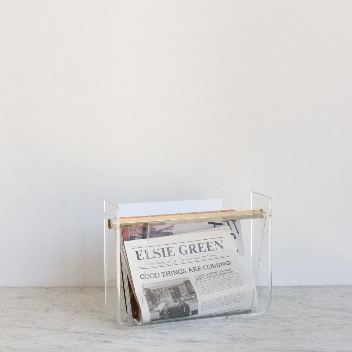 David Lange pour Porte-revues Vintage Roche Bobois