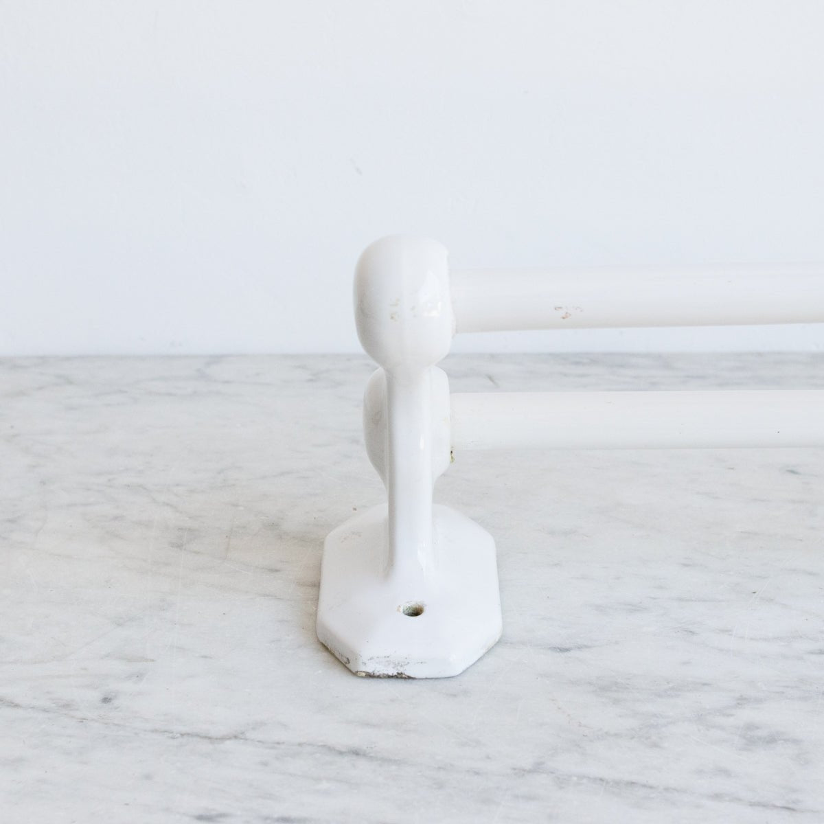 Porte-serviettes double en porcelaine