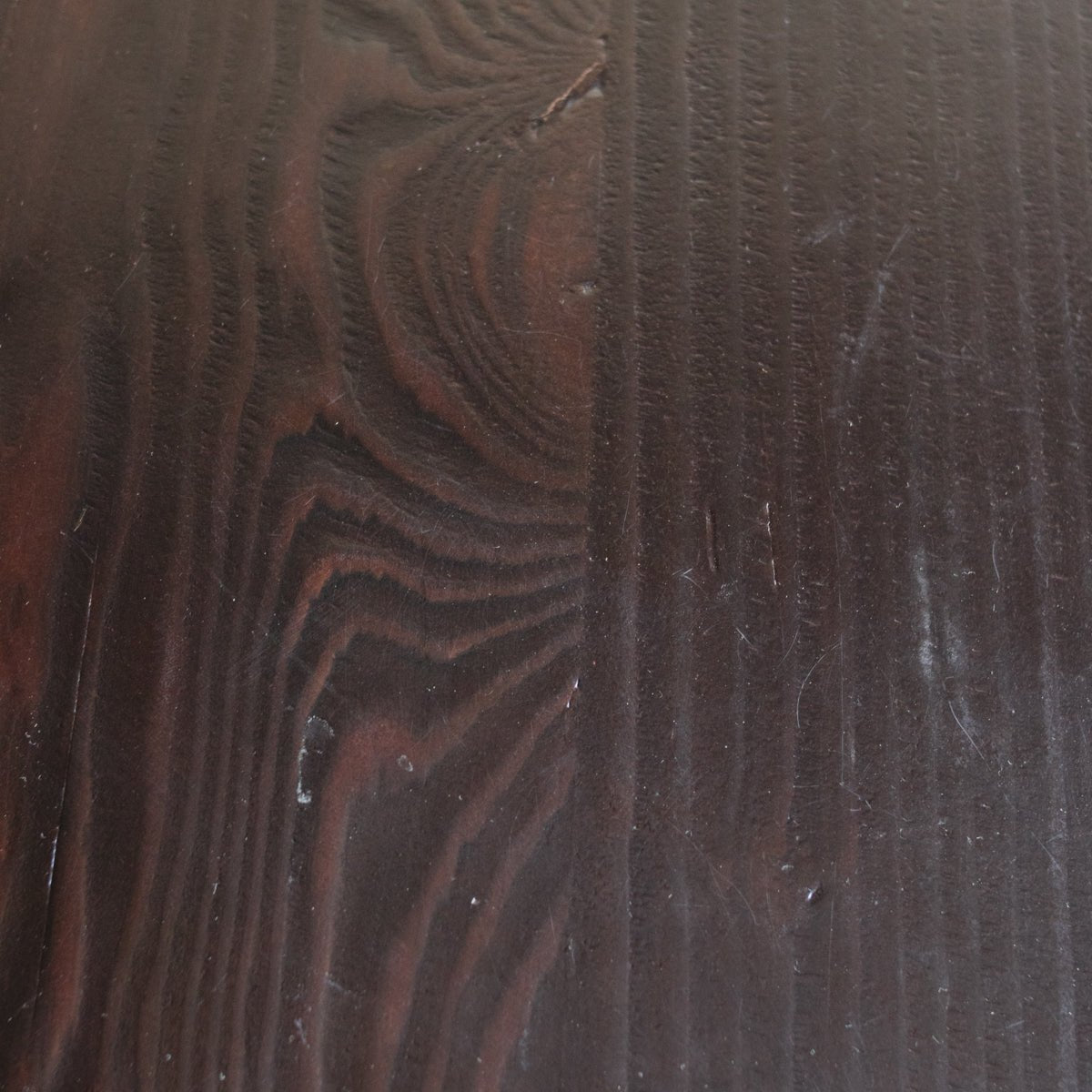 Table de ferme ovale en bois récupéré | Échantillon de sol