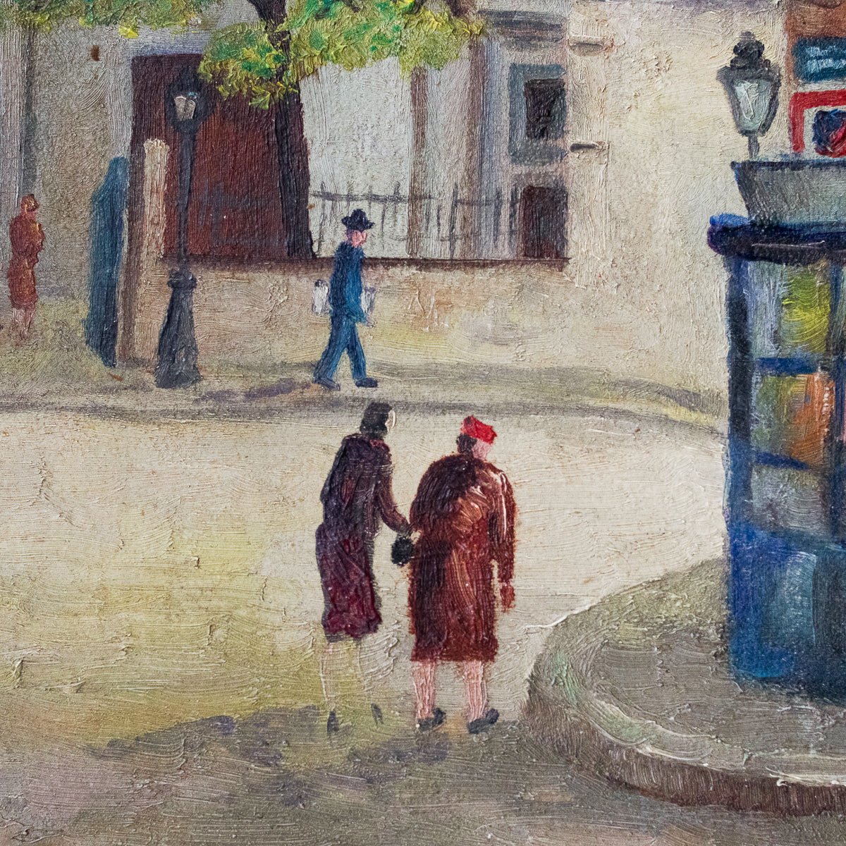 Peinture à l'huile du Sacré Cœur