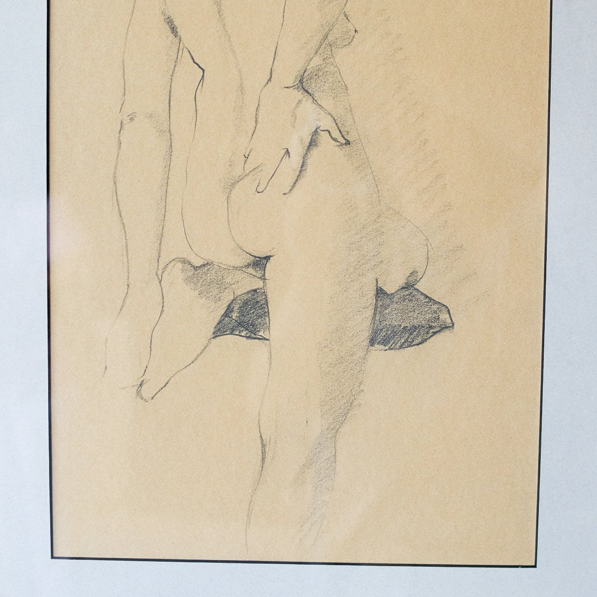 Dessin de nu debout