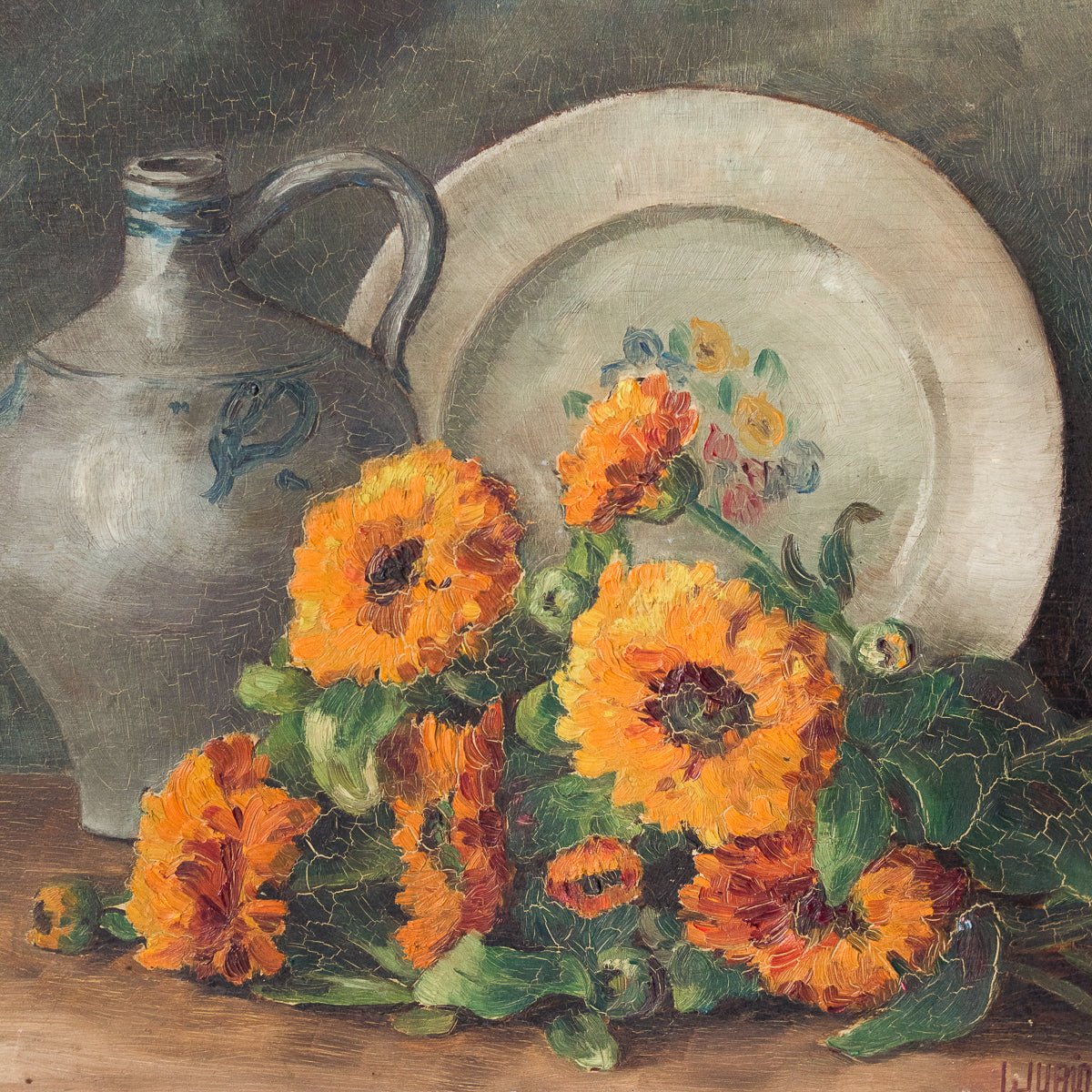 Nature morte aux soucis