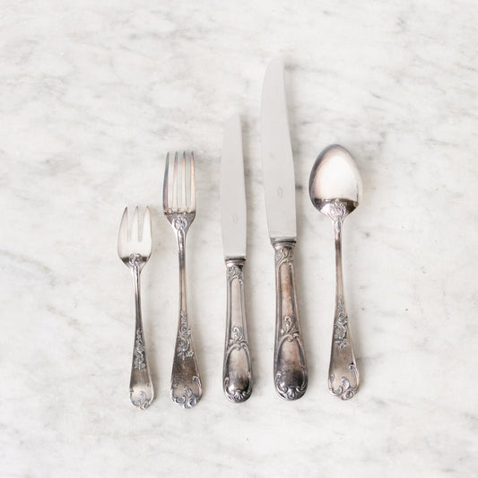 Ensemble de 50 couverts vintage français