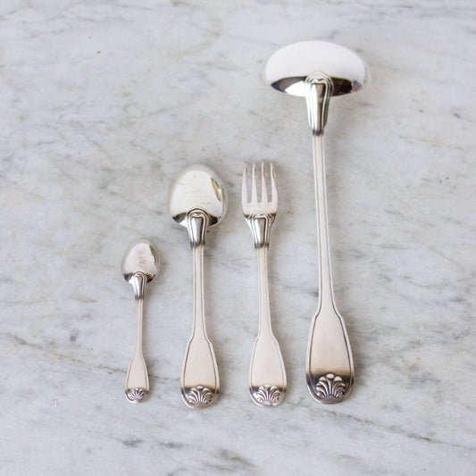 Ensemble de 34 couverts vintage Ravinet D'Enfert