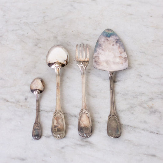 Ensemble de 37 couverts vintage Ravinet D'Enfert