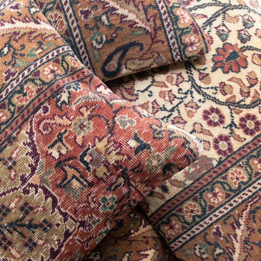 oreiller de tapis touffeté vintage | Millau