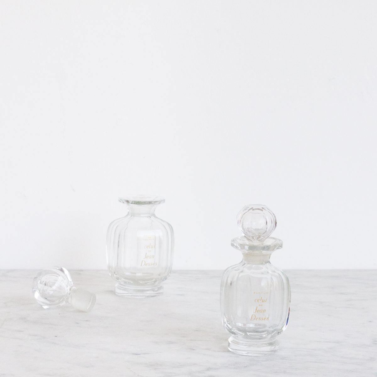 Paire de flacons de parfum Baccarat