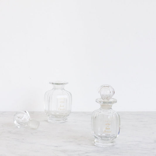 Paire de flacons de parfum Baccarat