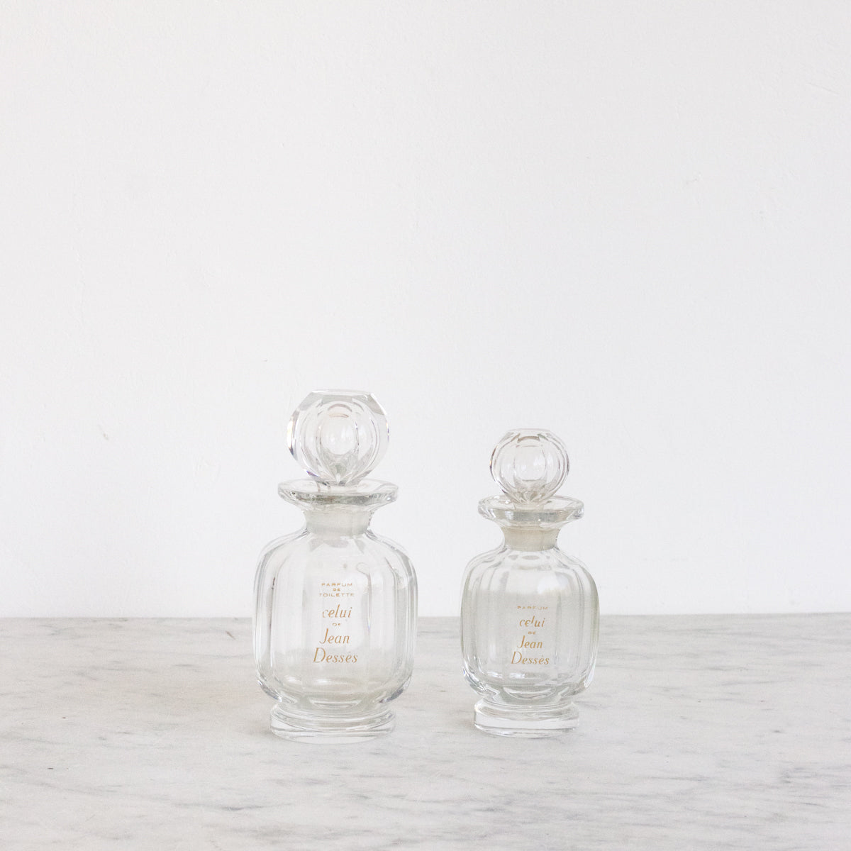 Paire de flacons de parfum Baccarat