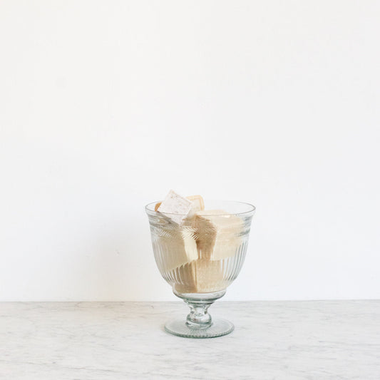 Bocal à bonbons en verre taillé