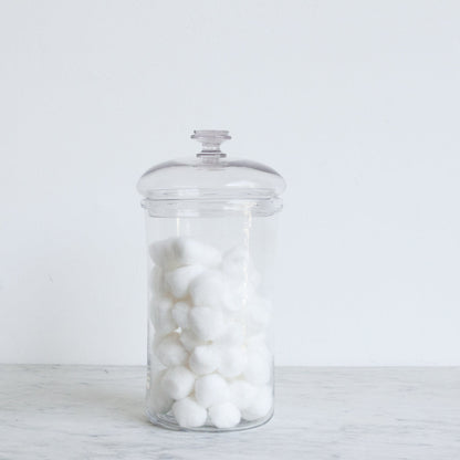 Bonbonnière en verre soufflé