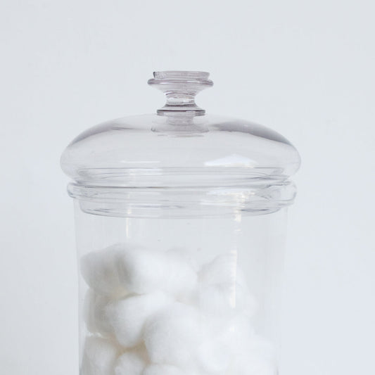 Bonbonnière en verre soufflé