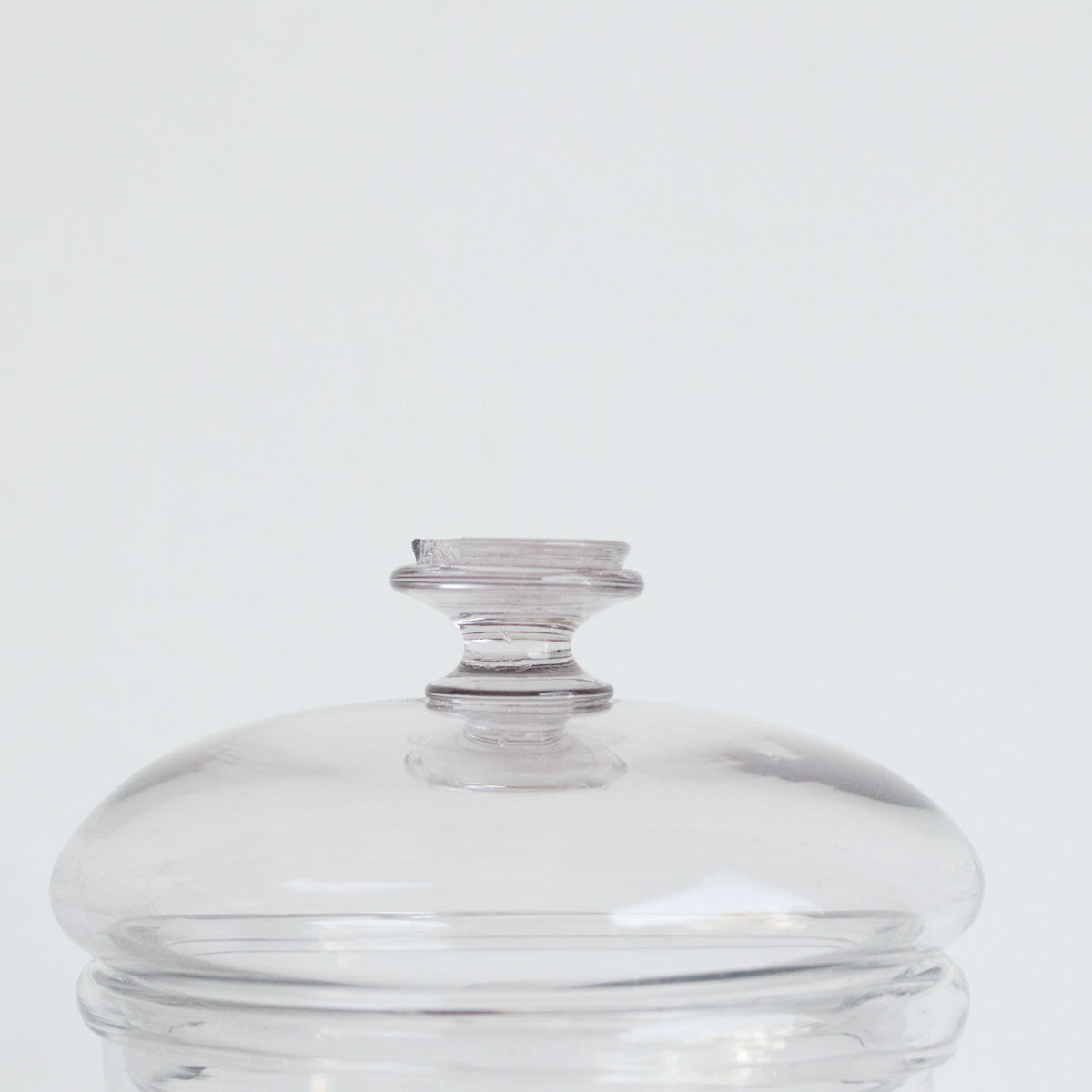 Bonbonnière en verre soufflé