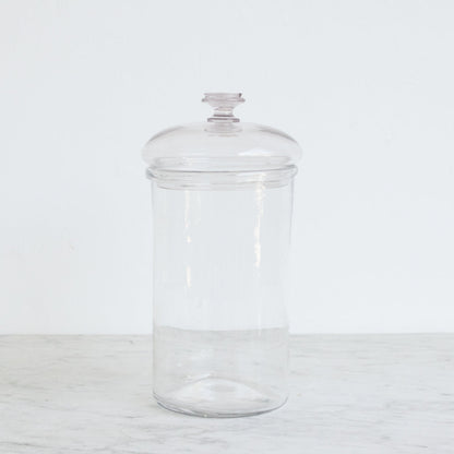 Bonbonnière en verre soufflé