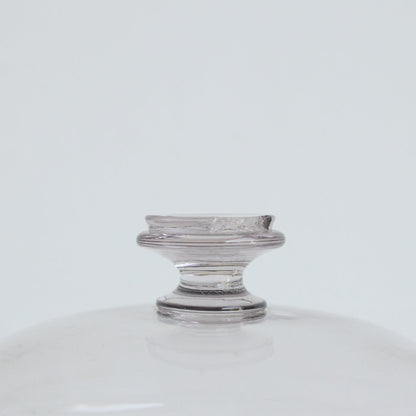 Bonbonnière en verre soufflé