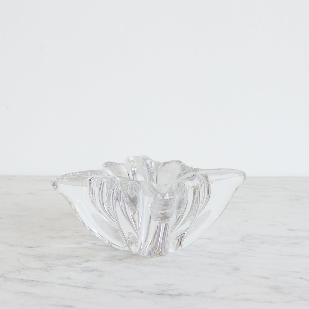 Cendrier vintage en cristal de Baccarat