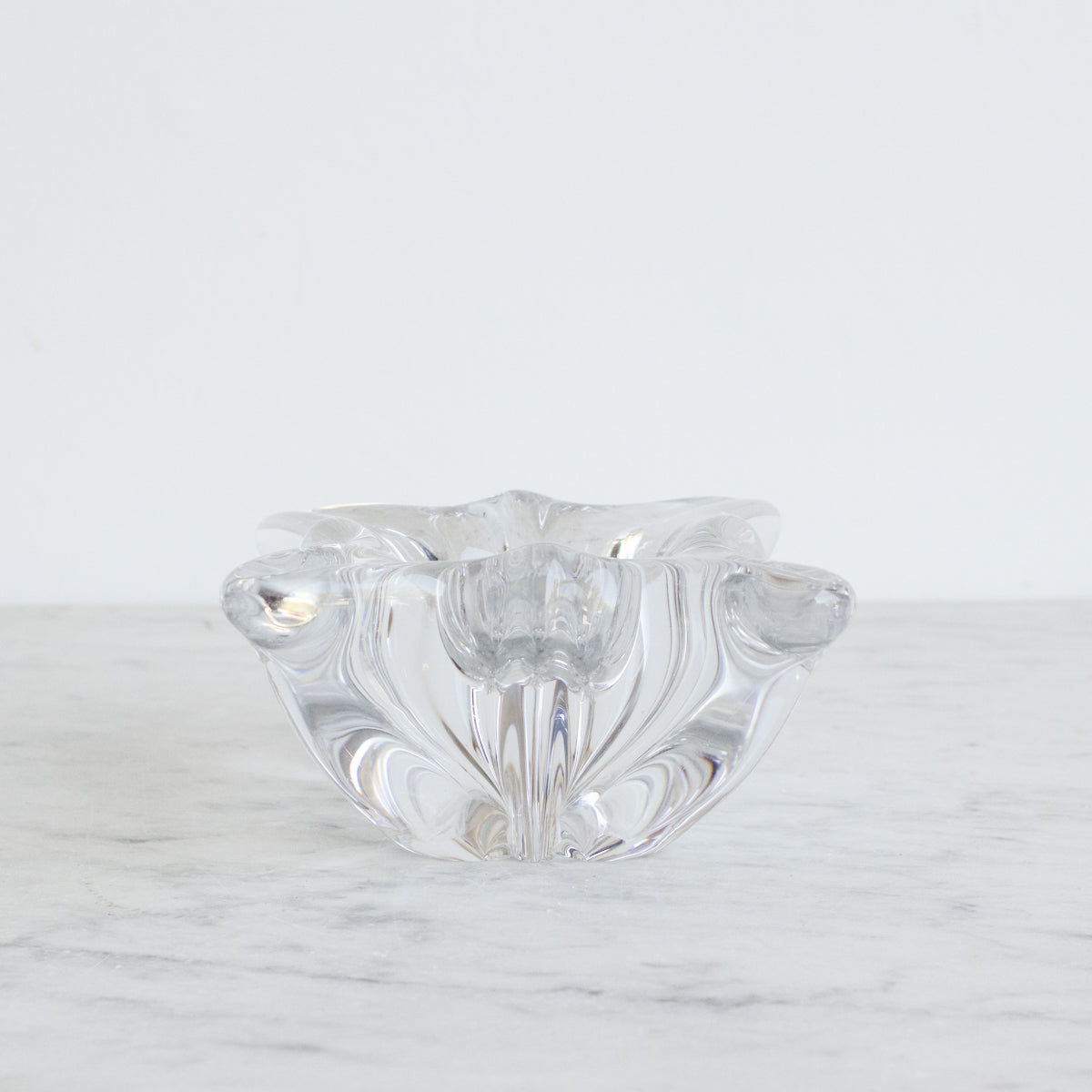 Cendrier vintage en cristal de Baccarat