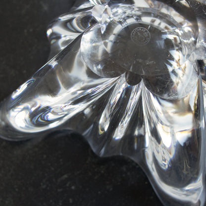 Cendrier vintage en cristal de Baccarat