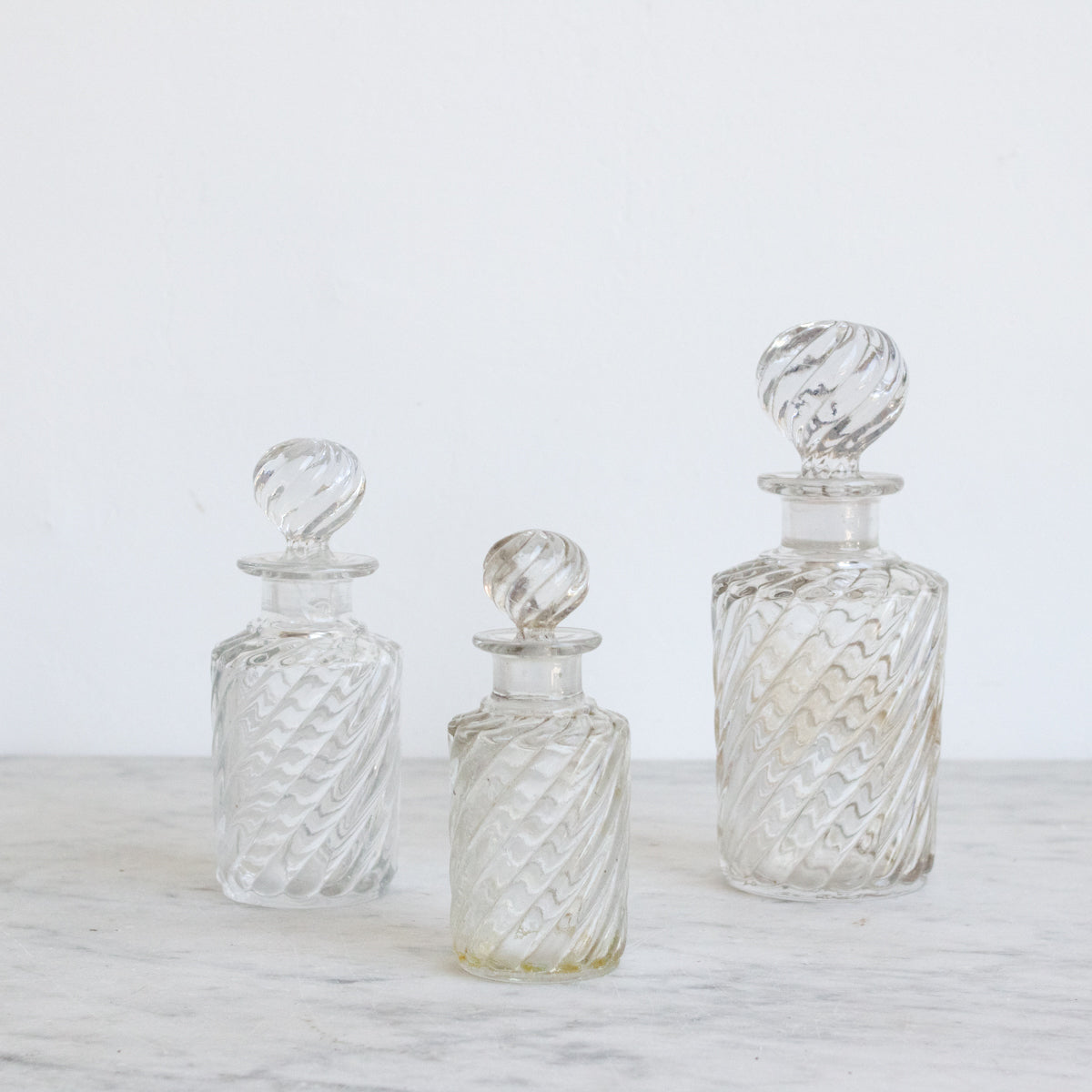 Trio de flacons de toilette Baccarat