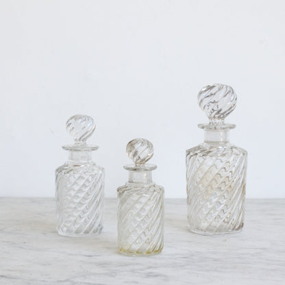 Trio de flacons de toilette Baccarat