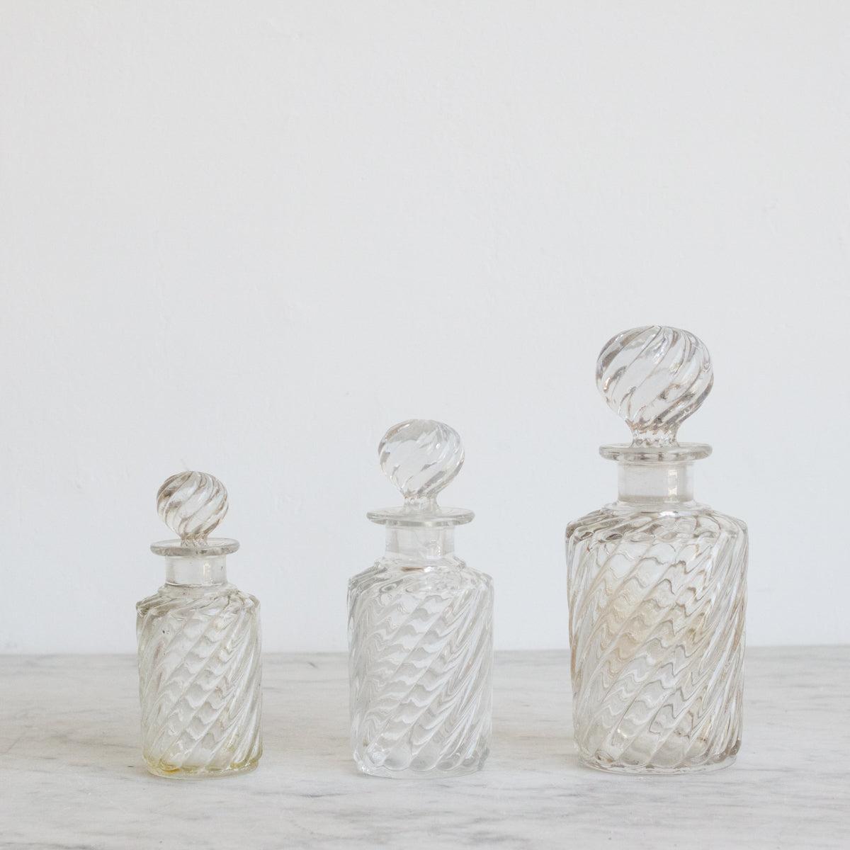 Trio de flacons de toilette Baccarat