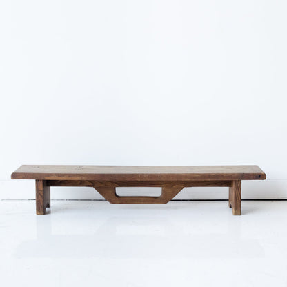 Long escabeau en chêne
