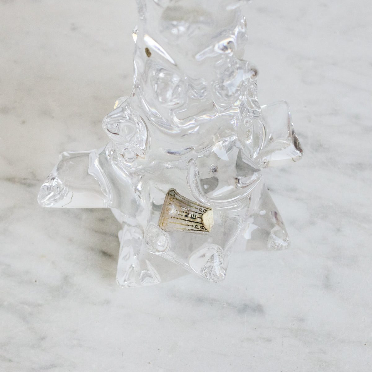 Paire de lampes en cristal de Baccarat