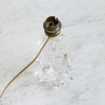 Paire de lampes en cristal de Baccarat