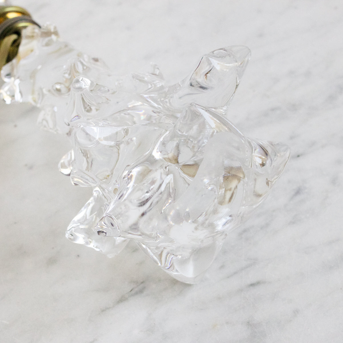 Paire de lampes en cristal de Baccarat