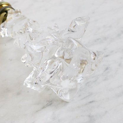 Paire de lampes en cristal de Baccarat