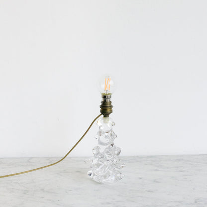 Paire de lampes en cristal de Baccarat