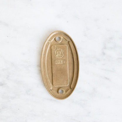 Plaque en laiton | Bain
