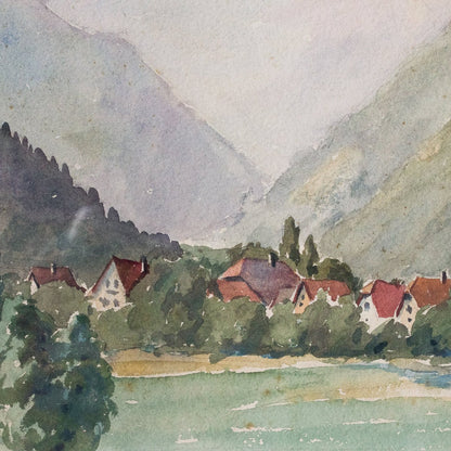 Aquarelle d'Annecy