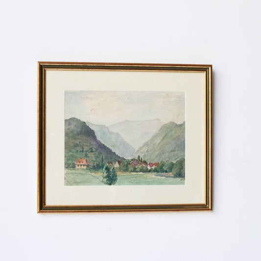 Aquarelle d'Annecy