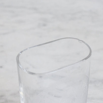 Verre Vichy gravé antique
