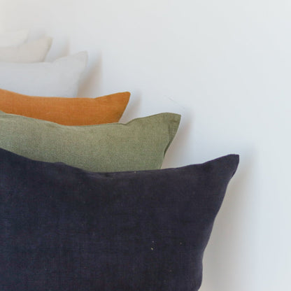 Housse de coussin en lin belge