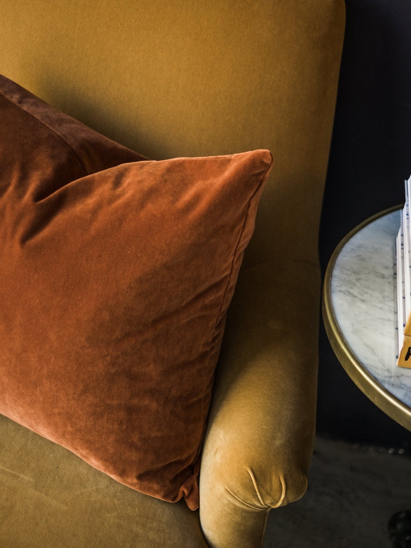 Fauteuil Bellecour | Emile Velours Caramel
