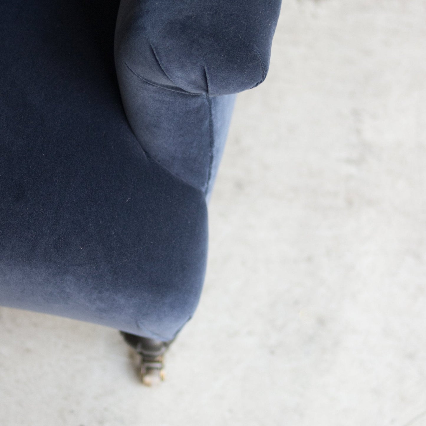 Fauteuil Bellecour | Emile Velours Marine
