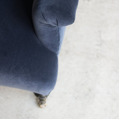 Fauteuil Bellecour | Emile Velours Marine