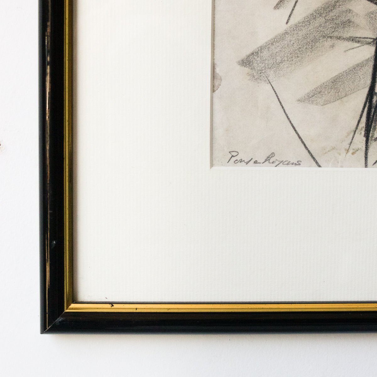Bob Tenhoop dessinant un homme assis