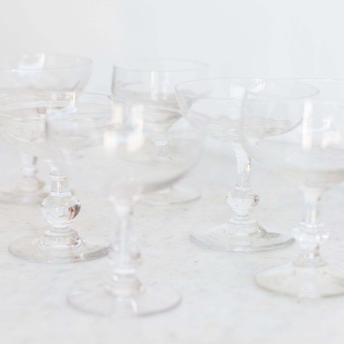 Ensemble de 4 coupes à champagne classiques