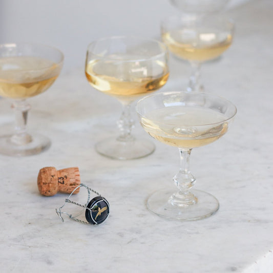 Ensemble de 4 coupes à champagne classiques