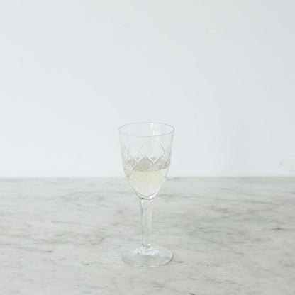 Ensemble de 6 verres à vin en cristal de la Cristallerie Lorraine
